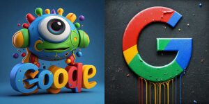 Google Logo Funky